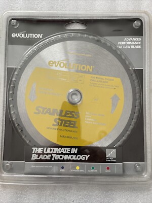 Evolution Power Tools Stainless Steel Cutting TCT Saw Blade 9-Inch x 60 Tooth
