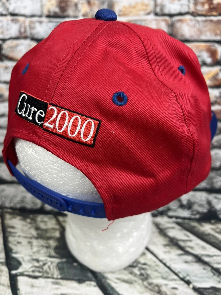 Gorra de colección Nascar Snap Back azul rojo Jeff Gordon Racing Y2K logotipo grande adulto Foto 3 de 4