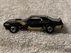 1974 Hot Wheels Black Ford Gran Torino Stocker Hong Kong, Used, Distressed.