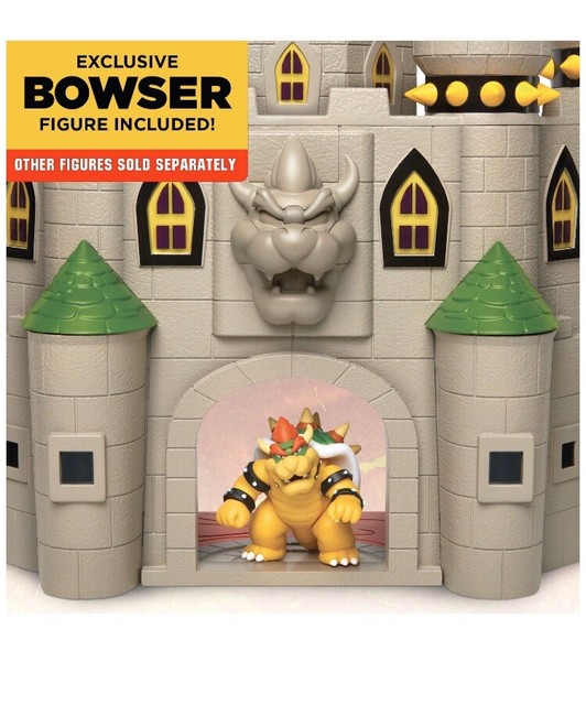 Nintendo Super Mario Deluxe Bowser’s Castle Playset w/ Exclusive Bowser