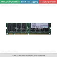 71.84350.114 Apacer 256MB SDRAM Non ECC PC-133 133Mhz Memory