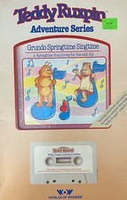 Vintage Teddy Ruxpin Adventure Series Book  Cassette Grundo Springtime Singtime
