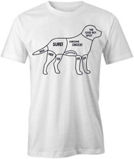 DOG PET DIAGRAM TShirt Tee Short-Sleeved Cotton CLOTHING S1WSA121