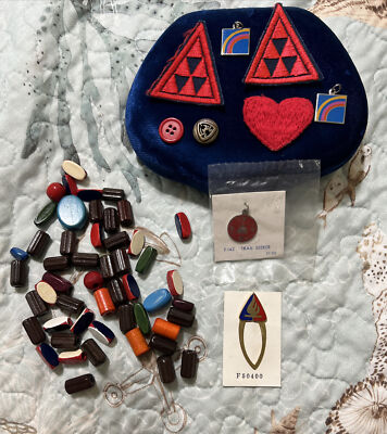Camp Fire Girls Authentic Awards, Honors, Patches ,Bookmark Lot
