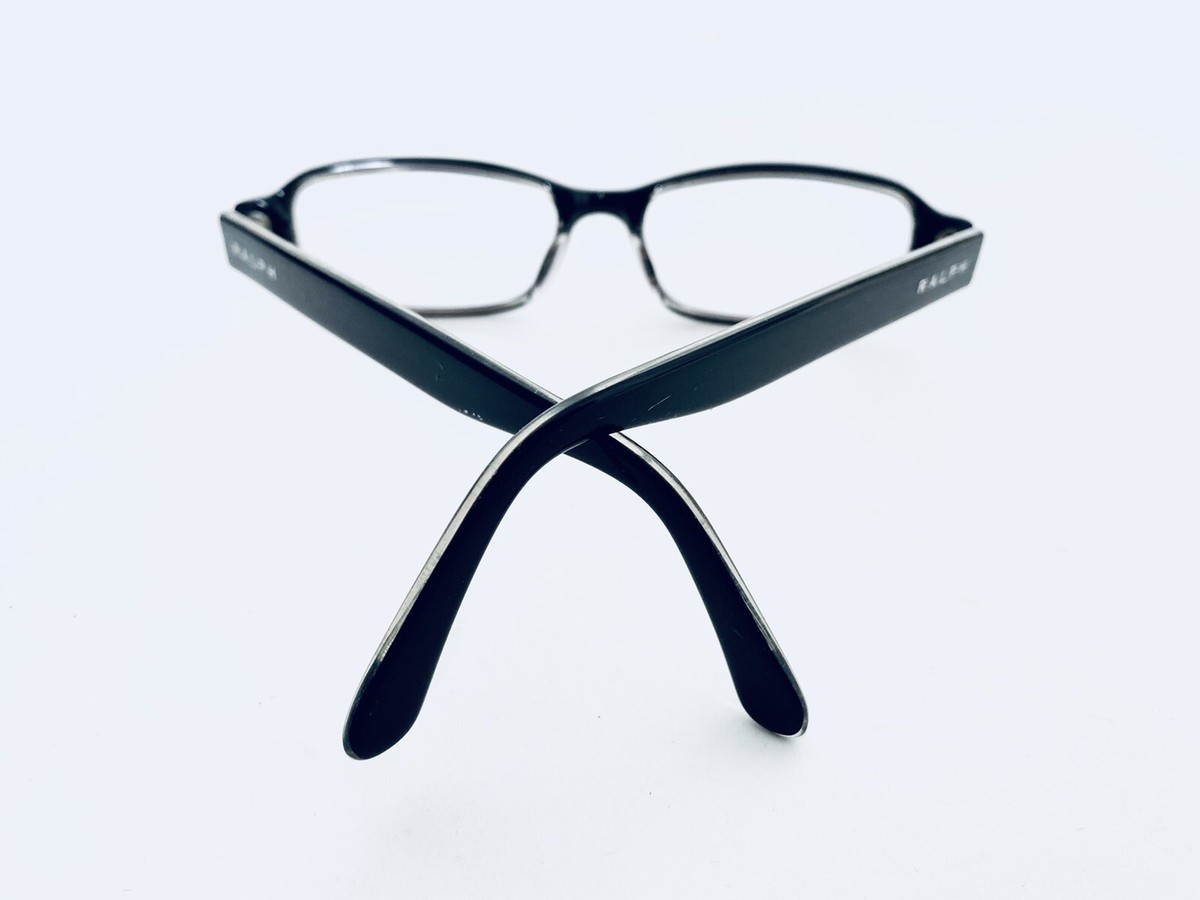 Ralph Lauren Black Clear Acetate Rectangle Glasses 960 S MH9 Ralph Lauren Black Clear Acetate Rectangle Glasses 960 S MH9