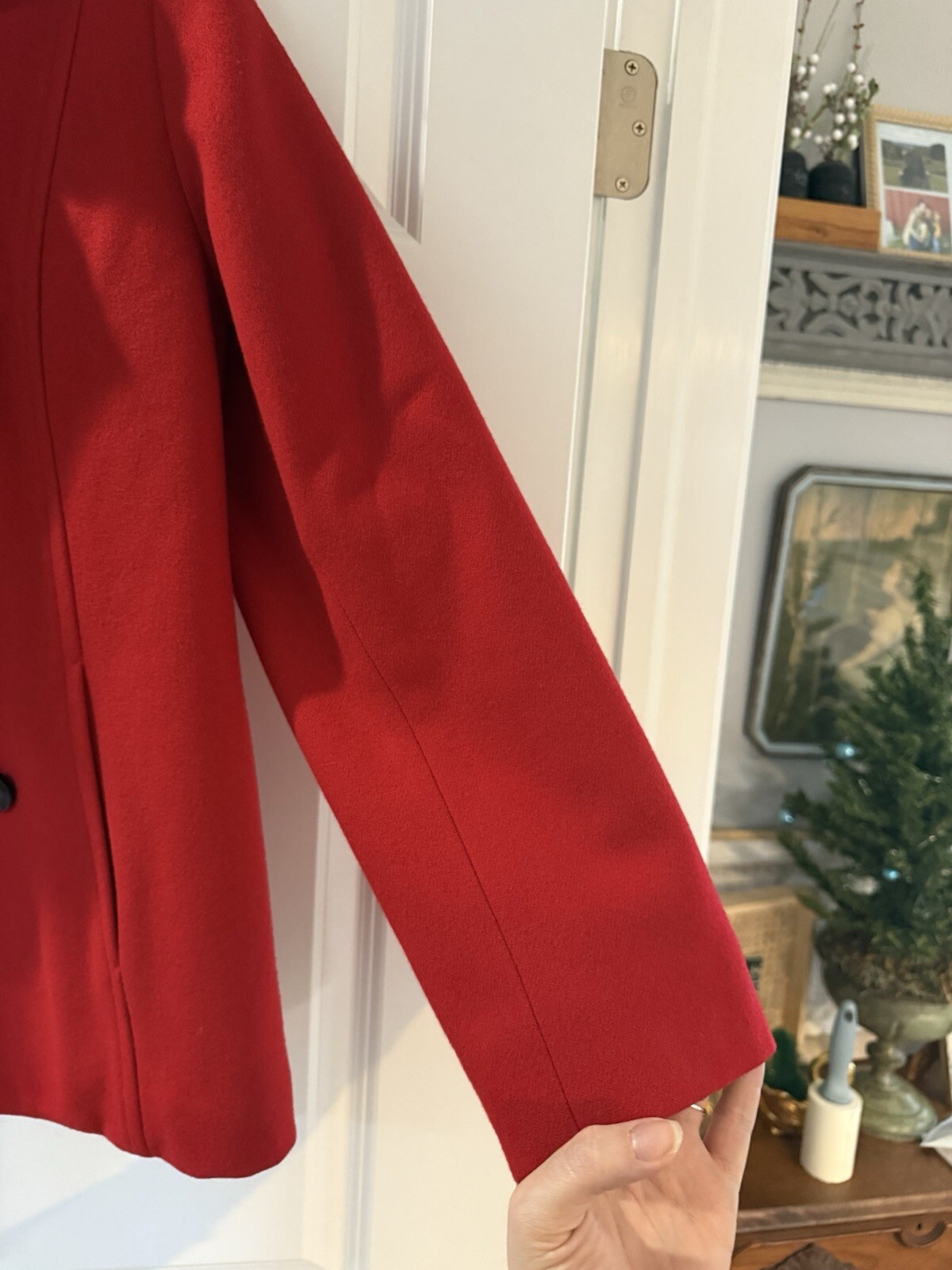 PENDLETON Originals Wool Red Double Breasted Coat… - image 5