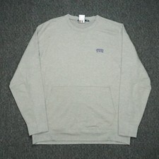 TCU Horned Frogs Sweatshirt Mens XXL Gray B Draddy Russ Crewneck Pullover NWT