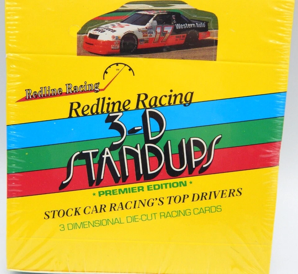 SEALED - Redline Racing 3-D Standups Nascar 38 Wax Pack Box Set (RTC407) - Image 2 of 4