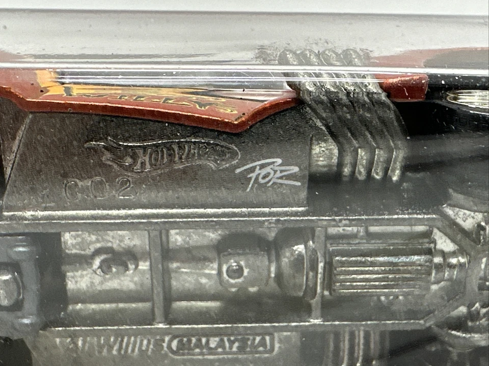 CHASE Hot Wheels Phils Garage 41 Pro Mod Willys Purple Real Riders Chase Signed - Image 4 of 4