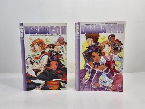 Dramacon Vol 1-3 Complete Set Manga 2006 Sventlana Chmakova Tokyopop OOP - Picture 3 of 9