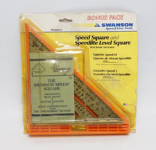 Swanson P101811 Speed Square & Speedlite Level Square USA Made