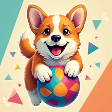 Digital Image Picture Photo Pic Wallpaper Background Corgi Puppy