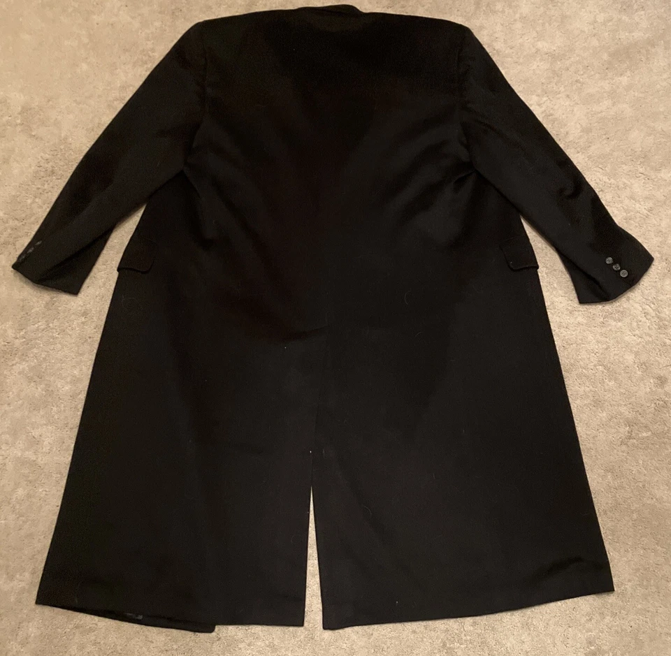 Gabardina vintage Burberrys para mujer de lana negra manga larga doble botonadura L? Foto 4 de 4