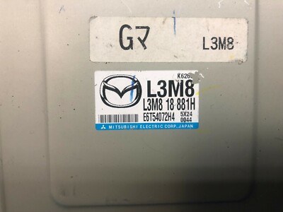 みやもとページ 06 MAZDA 6 MANUAL ECM ECU ENGINE CONTROL COMPUTER L3M8 18 881H | eBay