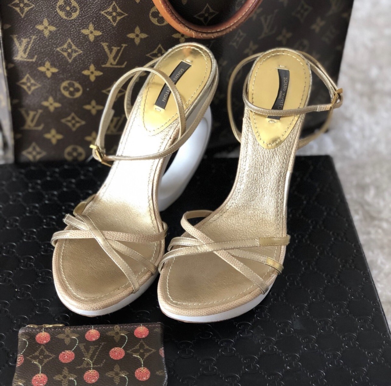 Louis Vuitton sandals women shoes platform fashion Gem