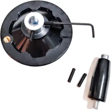 4" Metal Handwheel Fit 1/2" Shaft of Table Saw Drill Press Lathe Turning CNC, ro