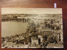 Postkarte Ansichtskarte Mecklenburg Schwerin Blick über den Pfaffenteich und Zie