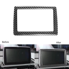 Carbon Fiber Dashboard GPS Navigation Panel Trim For Mazda MX-5 Miata 2016-2020