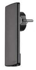 flacher Schukostecker schwarz EVOline Plug 0,...