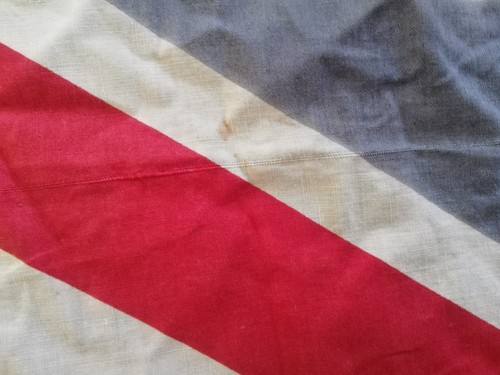 "Vintage Union Jack Flagge britisch hergestellt 1940er Jahre 45"" x 31" - Bild 5 von 10