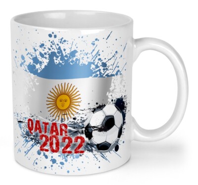 Argentina Soccer FIFA World Cup Qatar 2022 Football World Cup Futbol Coffee  Mug | eBay