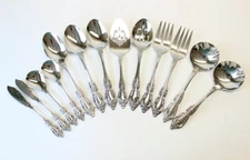 Large Oneida Distinction Deluxe HH Raphael Stainless Hostess Set Free Shipping!