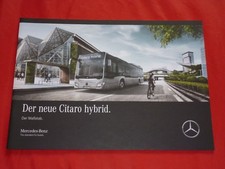 MERCEDES Citaro hybrid K NGT LE G Prospekt Brochure Depliant Folleto von 2018