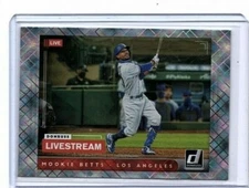 2021 Panini Donruss Baseball Mookie Betts LIVESTREAM Diamond #LS6 Dodgers