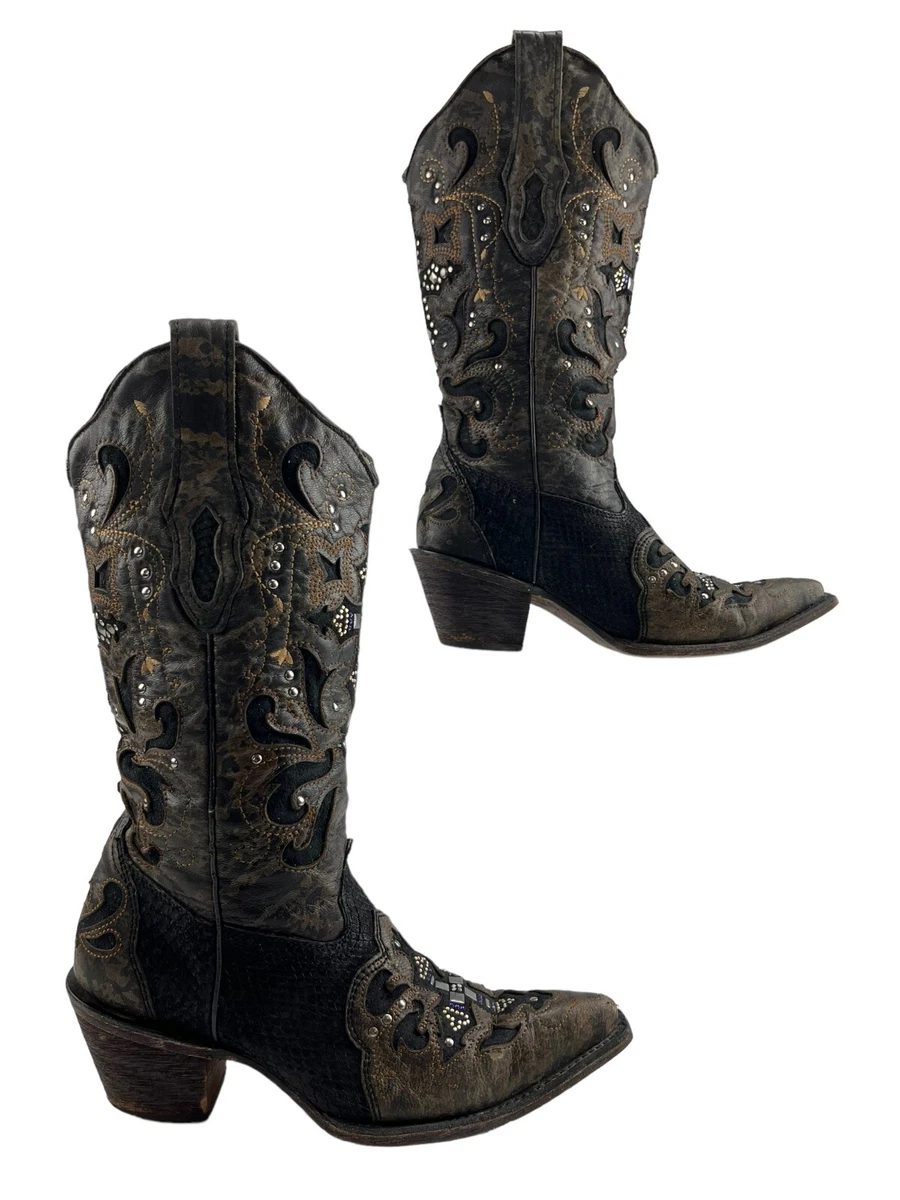 Corral python cross clearance boots