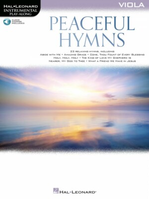 Peaceful Hymns for Viola Sheet Music Play-Along Book and Audio NEW 000366483