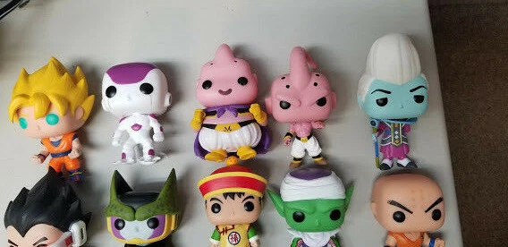 Funko Pop! Animation Figures Lot of 10 Dragon Ball Z - Loose OOB