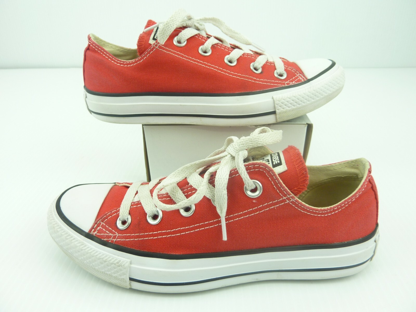 red checkered converse