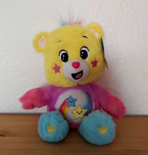 Glücksbärchen, Plüsch, ca. 34 cm, Care Bears 2024, Kuscheltier, bunt, Neu