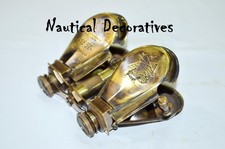 Antique Brass Monocular Binocular Telescope Vintage Nautical Spyglass Scope