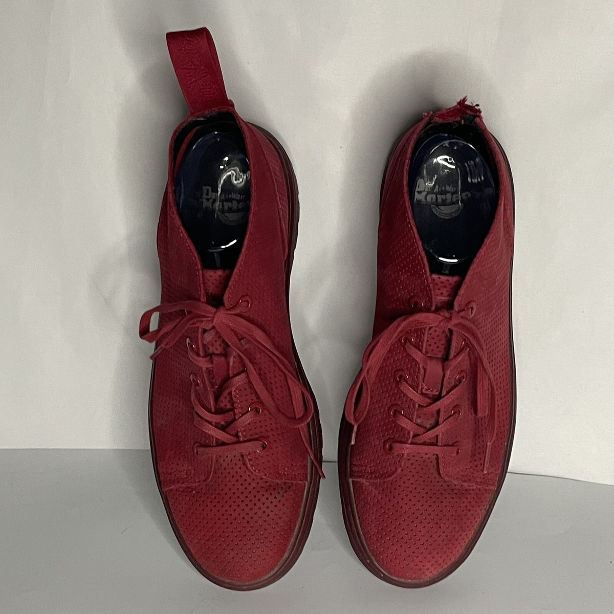 DR MARTENS Baynes Chukka Boots Mens sz 11/UK 43 Suede Sneakers Trainers Red FLAW Buy Dr. Martens Men main image 3