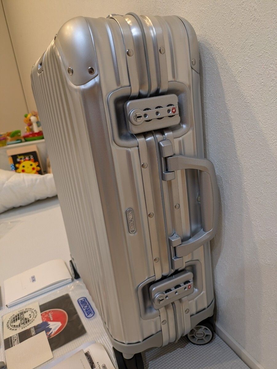 Rimowa Topas 32L Silver 4-wheels Carry Case Suitcase | eBay
