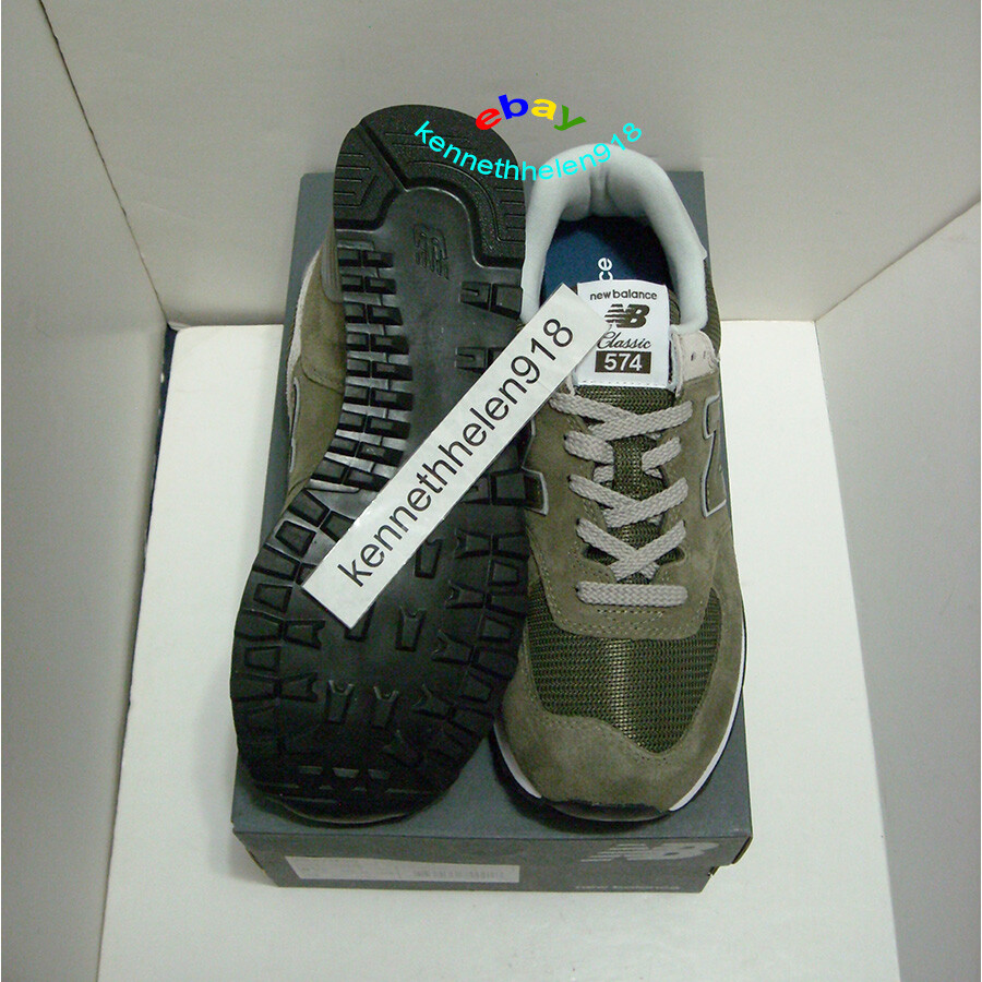 NEW BALANCE 574 SUEDE SNEAKER SHOES ML574EGO OLIVE GREEN