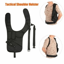 Tactical Vest Shoulder Bag Concealed Gun Carry Pouch Handgun Holster Right Hand