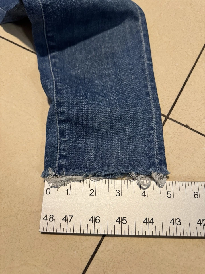 Jeans Madre Looker Tobillo Fray Talla 28 Birds Of Paradise (30x27,5) Foto 3 de 4