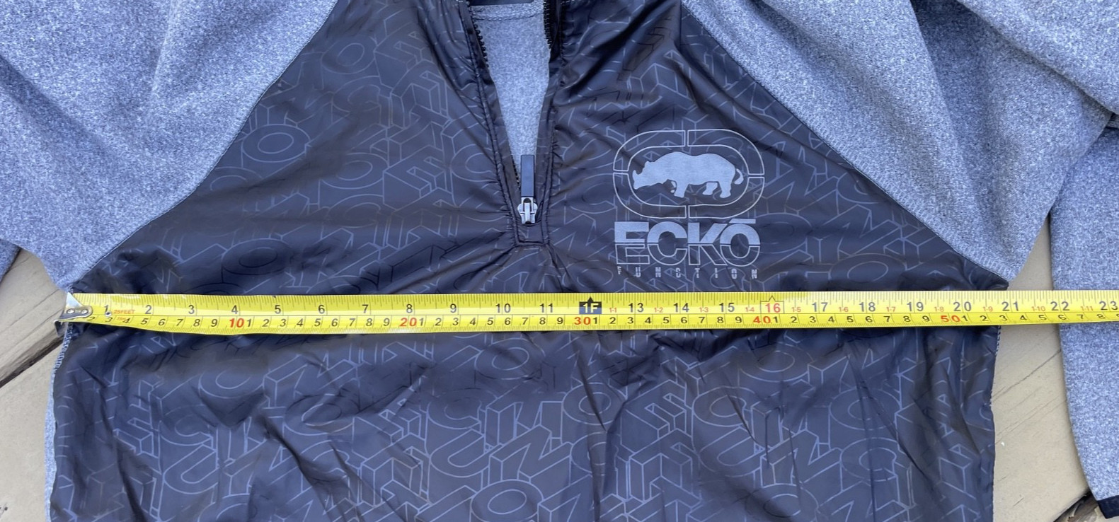 Mens Medium Ecko Function Fleece Polyester 1/2 zi… - image 11