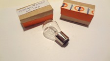 OSRAM BULBS # 6860, 6 VOLT 8 WATT QTY (2ea) SINGLE CONTACT NEW