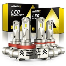 4x 9005 H11 Combo LED Headlight High Low Beam Bulbs Kit 6000K Super White Bright
