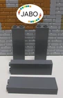 (D10/1) LEGO 4x2454 Brick Pillar Wall 1x2x5 New Dark Grey