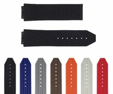 24-25MM RUBBER WATCH STRAP BAND FOR HUBLOT FUSION BIG BANG 44-44.5-45MM CERAMIC
