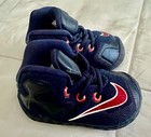 Nike Lebron Xiii 808712 461 Infant Size 2C Navy Red White Baby Basketball Shoes