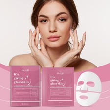 Collagen Face Mask with Hydrating and Deep Moisturizing for Facial Care 30 Count