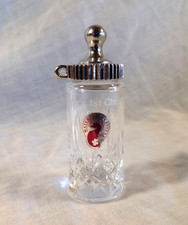 Waterford Crystal BABY'S 1st CHRISTMAS Bottle Ornament