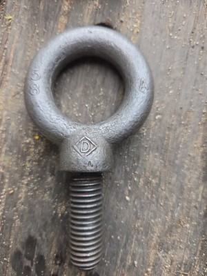 Edward Daniel A  5/8  drop-forged carbon steel Shoulder Eye Bolt  5,200 WLL USA