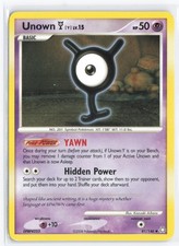 Pokemon TCG Unown (Y) 81/146 Legends Awakened Uncommon MP on eBay