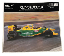 Kunstdruck Michael Schumacher Benetton 1993, OVP, Dispo